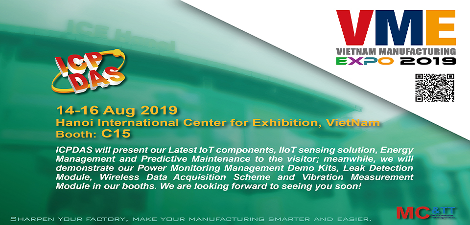 ICP DAS tham gia triển lãm Vietnam Manufacturing Expo 2019 tại Hà Nội