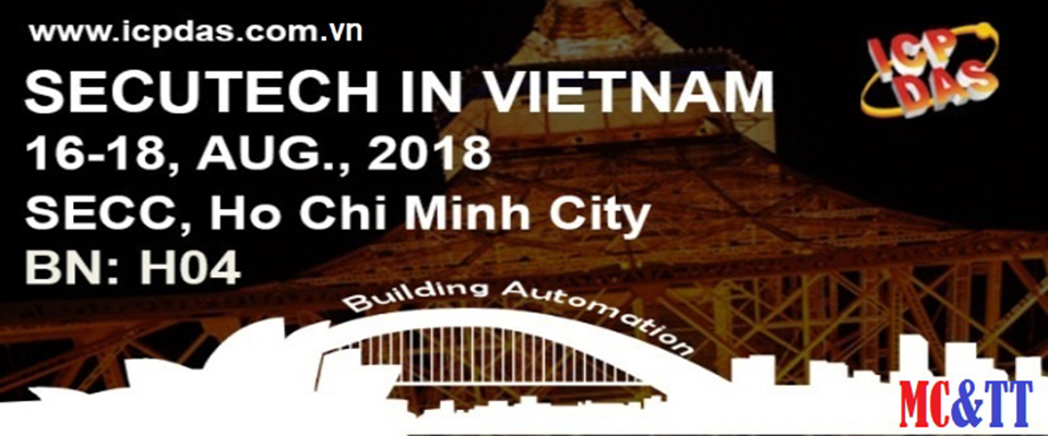 ICP DAS Tham gia triển lãm Secutech Vietnam 2018 tại Hồ Chí Minh